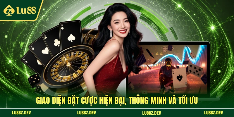 Giao diện đặt cược hiện đại, thông minh và tối ưu