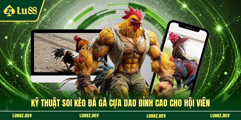 Kỹ thuật soi kèo đá gà cựa dao đỉnh cao cho hội viên