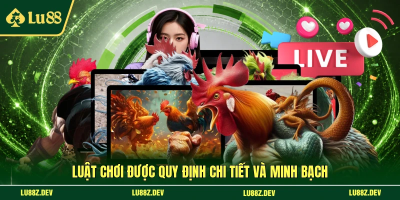 Luật chơi được quy định chi tiết và minh bạch