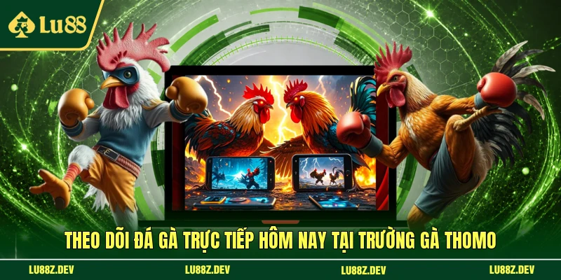 Theo dõi đá gà trực tiếp hôm nay tại trường gà Thomo